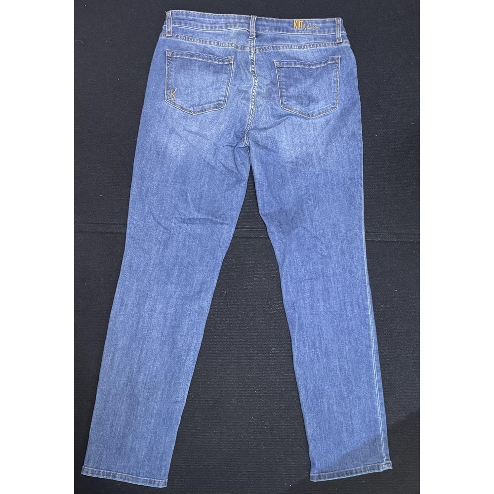 KUT From The Kloth Jeans Womens 10 Blue Medium Wash Carrie Boyfriend Denim - Picture 5 of 12